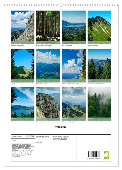 Voralpen (CALVENDO Premium Wandkalender 2027)