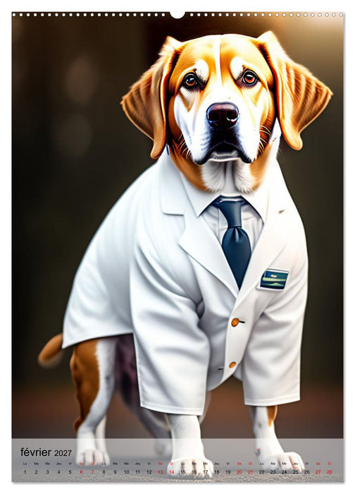 Chiens stylés (CALVENDO Calendrier supérieur 2027)
