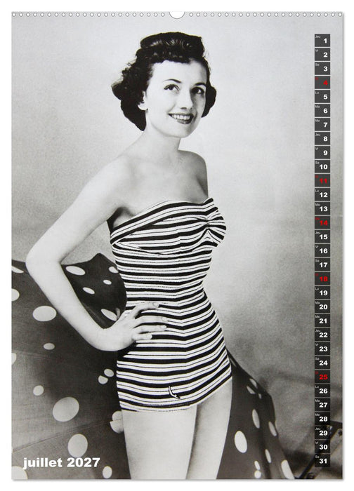Deux mannequins des années 1950 - Les jumelles Thea et Helga (CALVENDO Calendrier supérieur 2027)