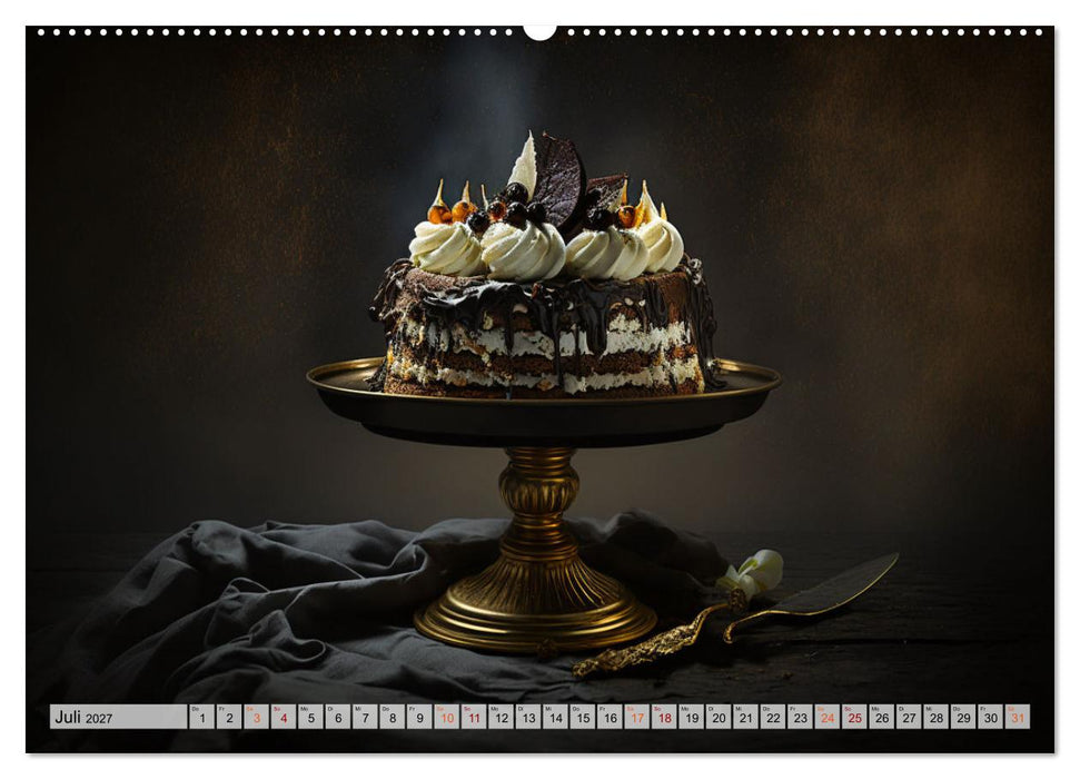Feine Torten (CALVENDO Premium Wandkalender 2027)