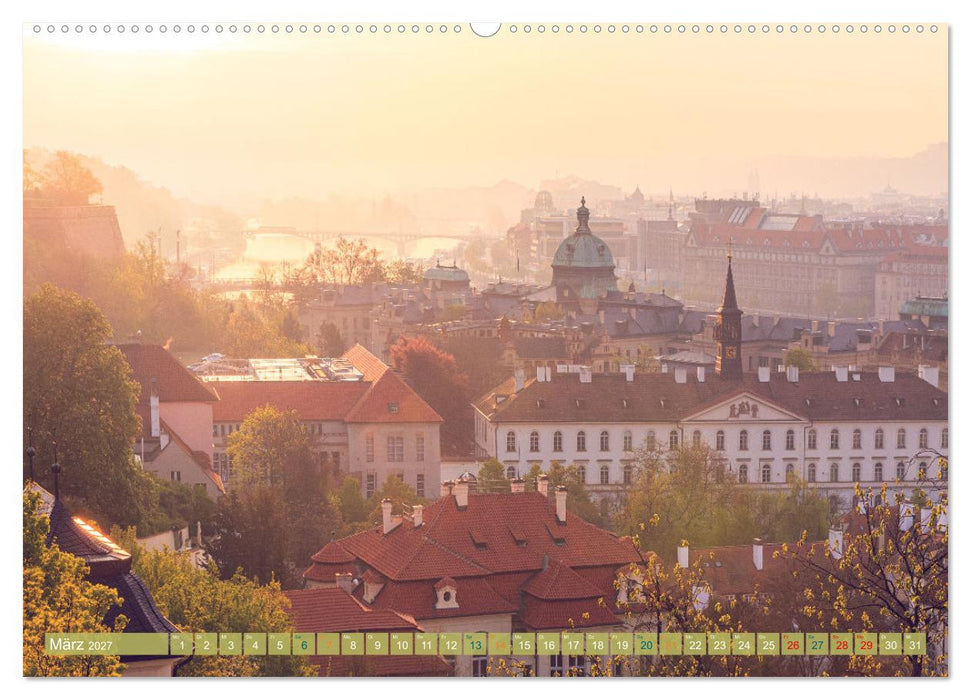 Aussichten auf Prag (CALVENDO Premium Wandkalender 2027)