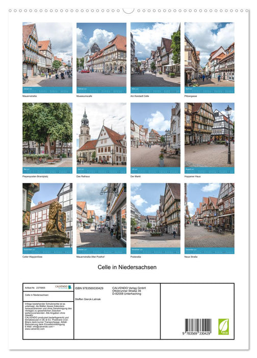 Celle in Niedersachsen (CALVENDO Premium Wandkalender 2027)