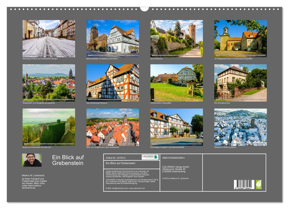 Ein Blick auf Grebenstein (CALVENDO Wandkalender 2027)