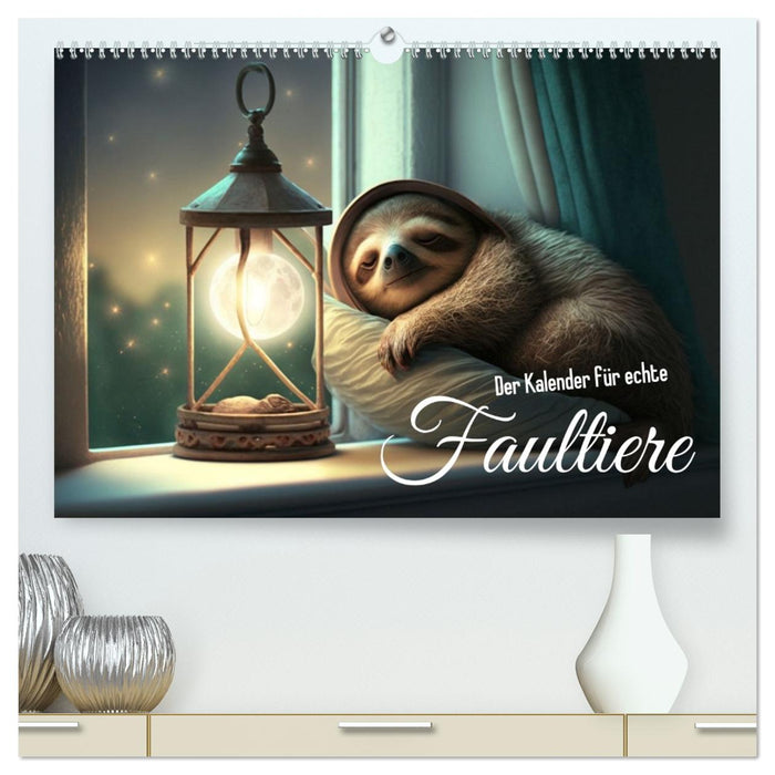 Der Kalender für echte Faultiere (CALVENDO Premium Wandkalender 2027)