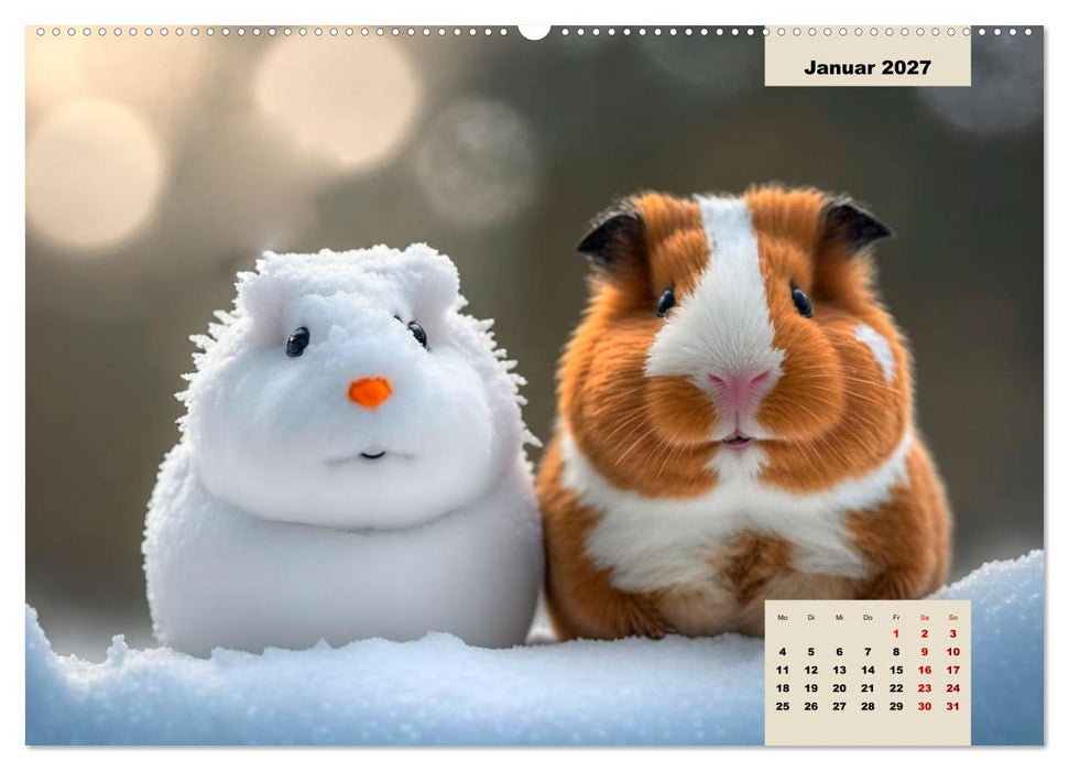 Märchenhafte Merlis - Schweinegeile Illustrationen (CALVENDO Wandkalender 2027)