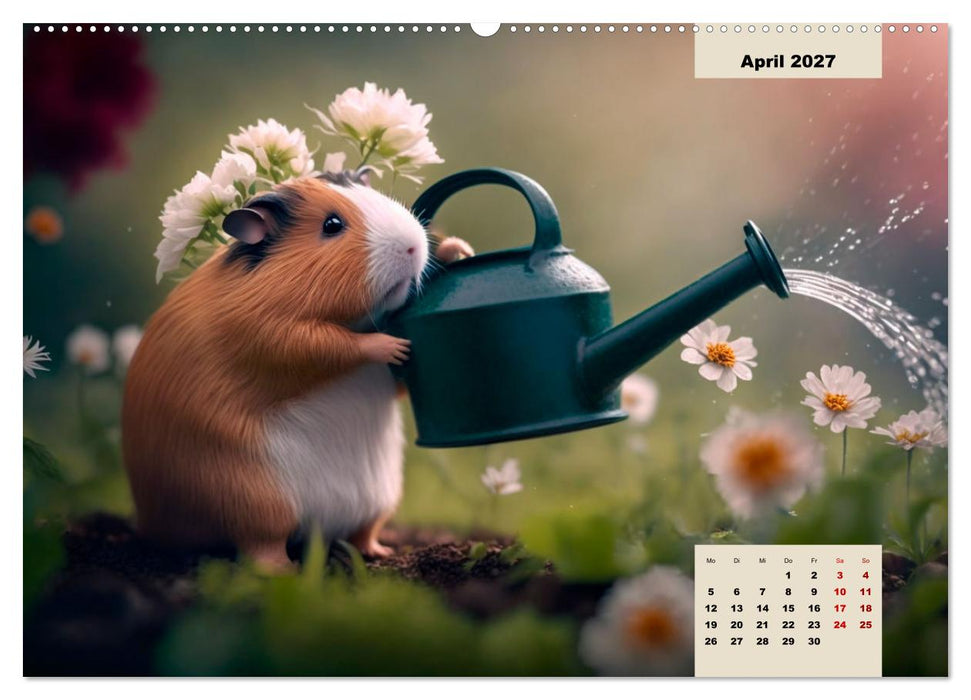 Märchenhafte Merlis - Schweinegeile Illustrationen (CALVENDO Wandkalender 2027)