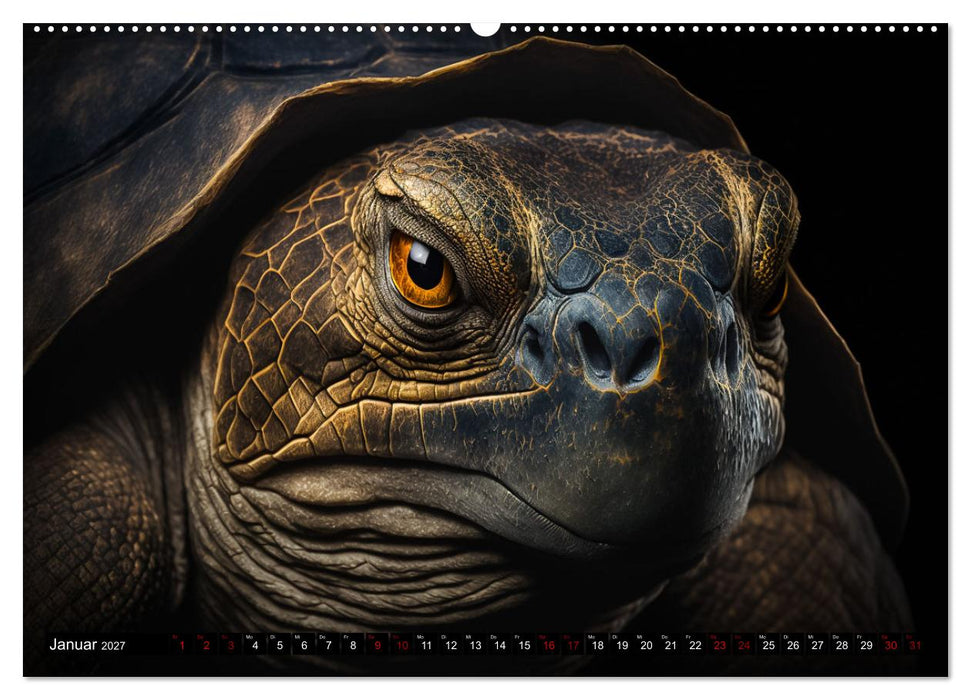 Porträts wilder Tiere (CALVENDO Wandkalender 2027)