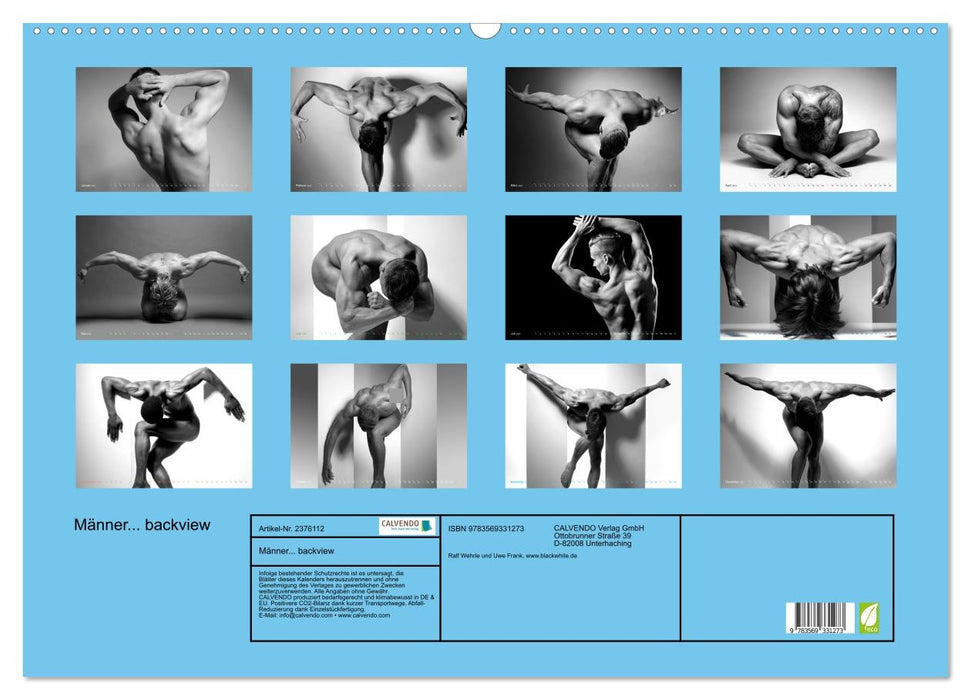 Männer... backview (CALVENDO Wandkalender 2027)