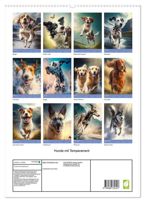 Hunde mit Temperament (CALVENDO Premium Wandkalender 2027)