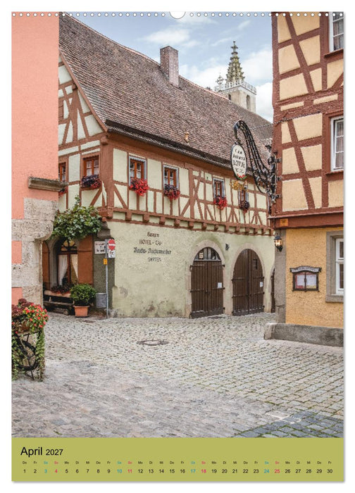 Rothenburg ob der Tauber (CALVENDO Premium Wandkalender 2027)