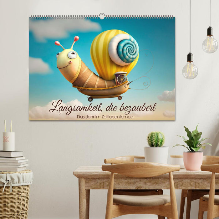 Langsamkeit, die bezaubert. Das Jahr im Zeitlupentempo. (CALVENDO Wandkalender 2027)