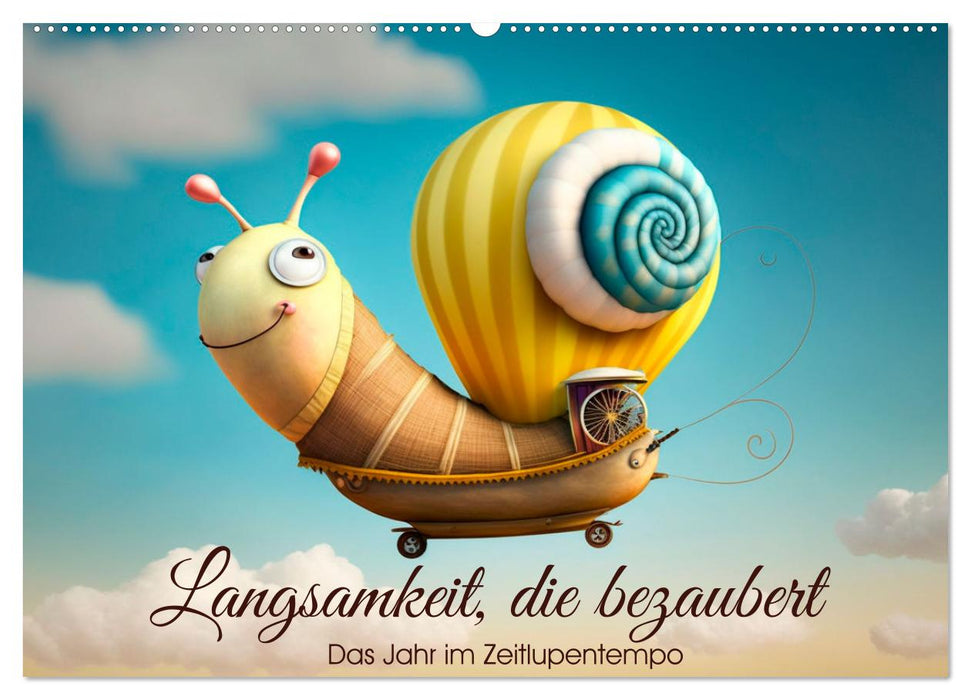 Langsamkeit, die bezaubert. Das Jahr im Zeitlupentempo. (CALVENDO Wandkalender 2027)