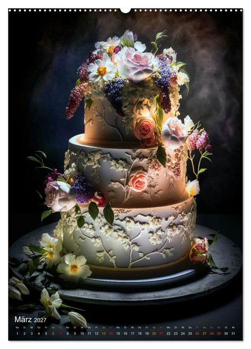Zur Hochzeit eine Torte (CALVENDO Premium Wandkalender 2027)