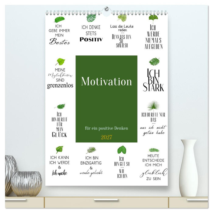 Motivation (CALVENDO Premium Wandkalender 2027)
