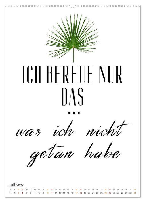 Motivation (CALVENDO Premium Wandkalender 2027)
