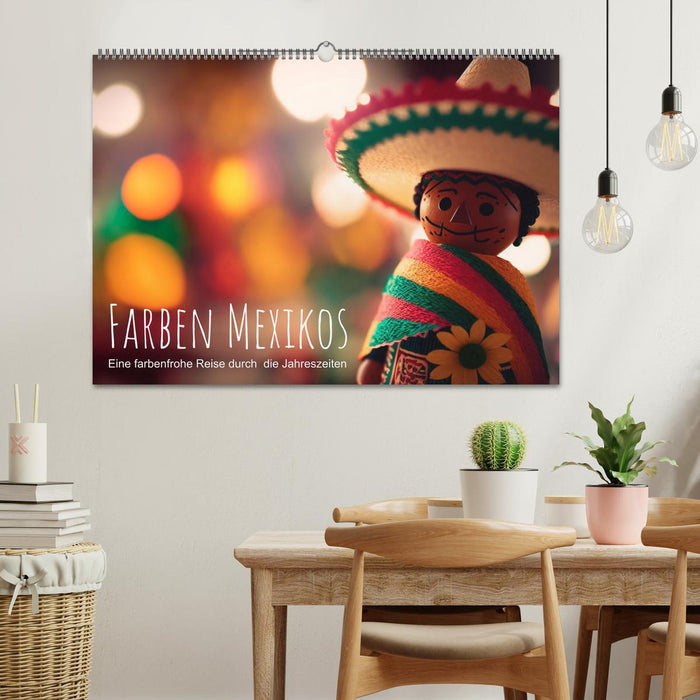 Farben Mexikos: Eine farbenfrohe Reise durch die Jahreszeiten (CALVENDO Wandkalender 2027)