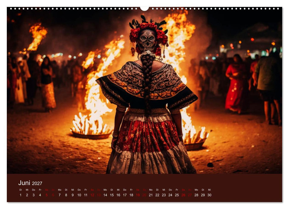 Farben Mexikos: Eine farbenfrohe Reise durch die Jahreszeiten (CALVENDO Wandkalender 2027)