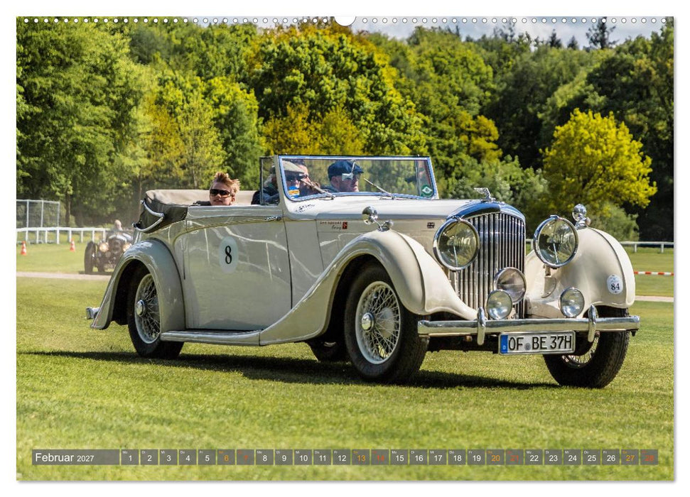 Historischer Rennsport - vom Feinsten (CALVENDO Premium Wandkalender 2027)