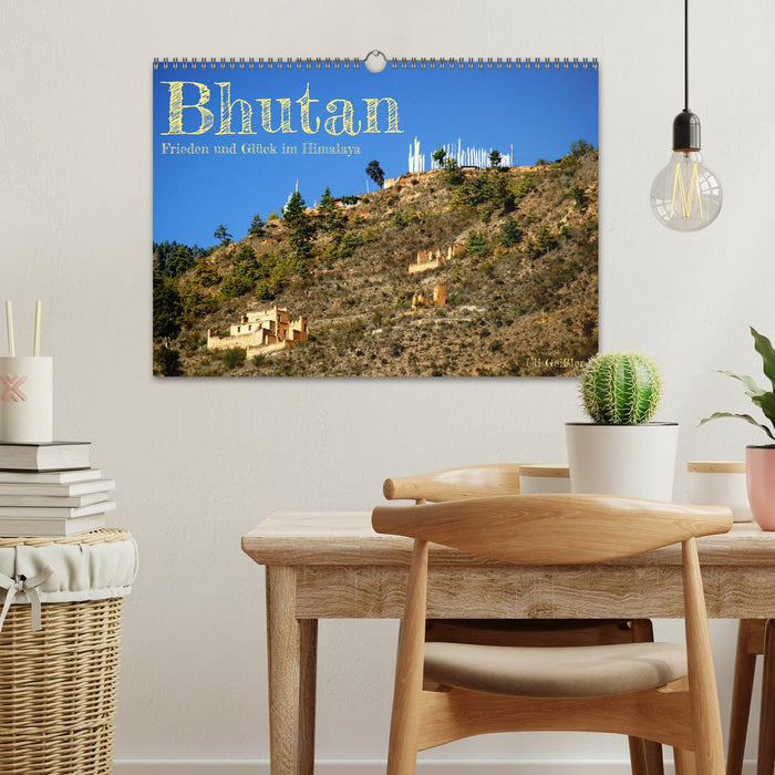 Bhutan - Frieden und Glück im Himalaya (CALVENDO Wandkalender 2027)