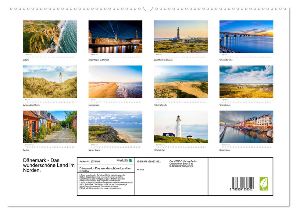Dänemark - Das wunderschöne Land im Norden. (CALVENDO Premium Wandkalender 2027)