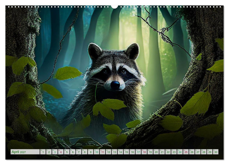 Waldgeflüster - ein kunstvoller Spaziergang durch unsere Wälder (CALVENDO Wandkalender 2027)