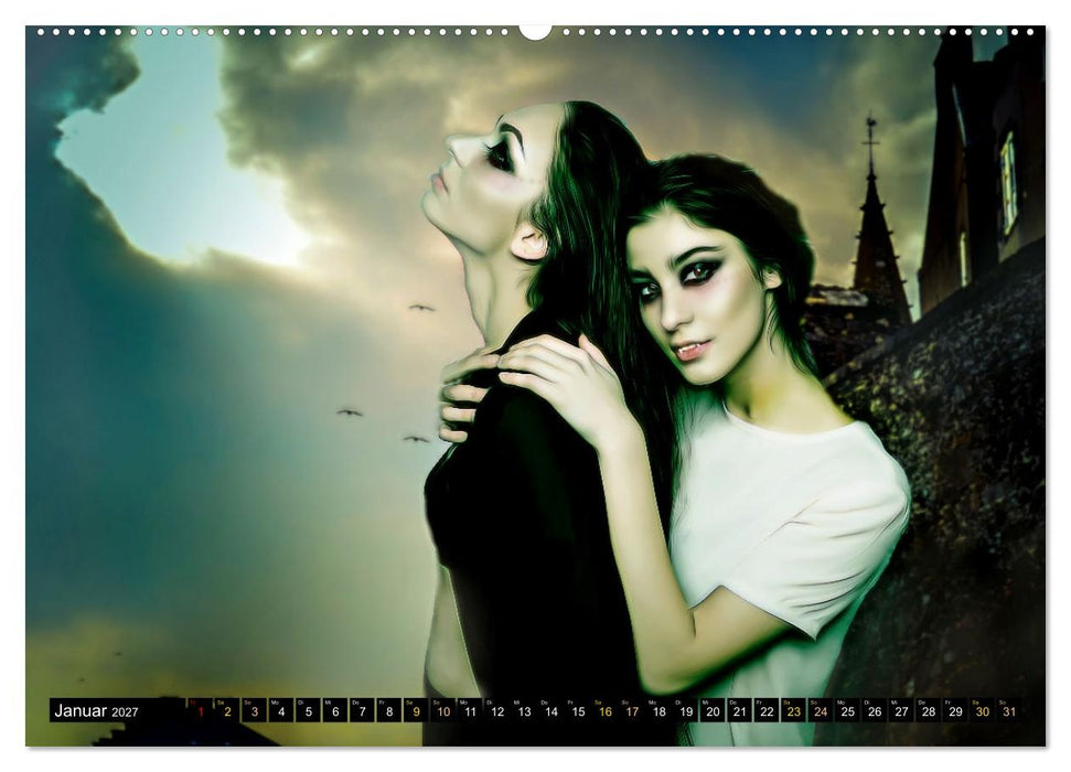 Vampire Kreaturen der Dunkelheit (CALVENDO Premium Wandkalender 2027)
