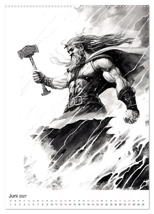 Welt und Mythologie der Wikinger (CALVENDO Wandkalender 2027)