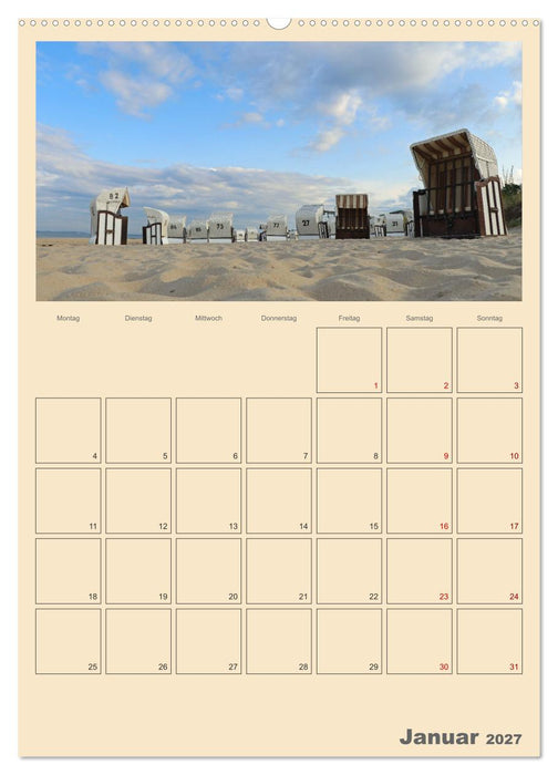 Usedom Ostsee - Terminplaner (CALVENDO Premium Wandkalender 2027)