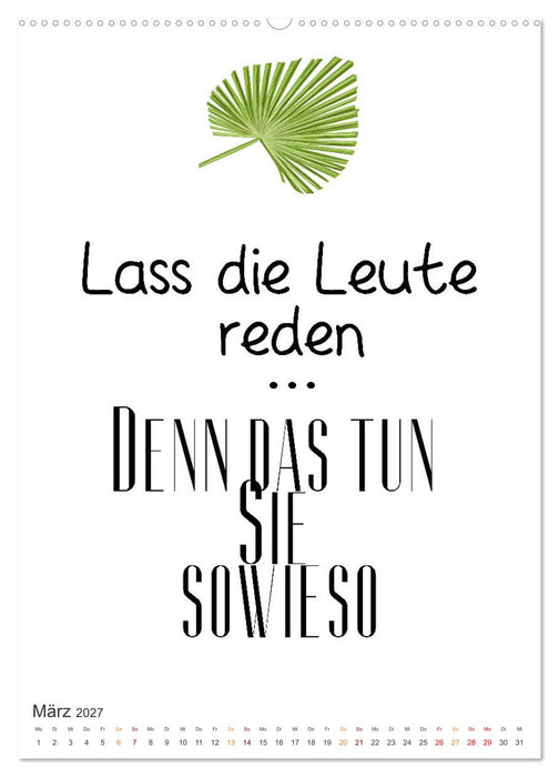 Motivation (CALVENDO Wandkalender 2027)