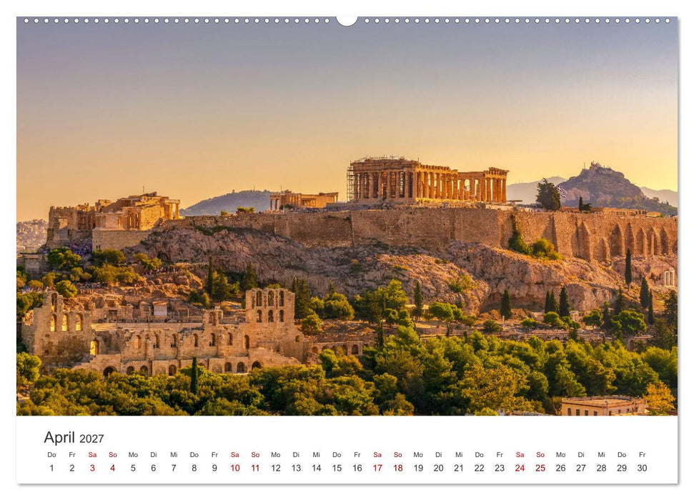 Griechenland - Das einzigartige Land der Antike. (CALVENDO Premium Wandkalender 2027)