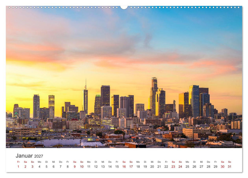 Los Angeles – Kalifornien (CALVENDO Premium Wandkalender 2027)