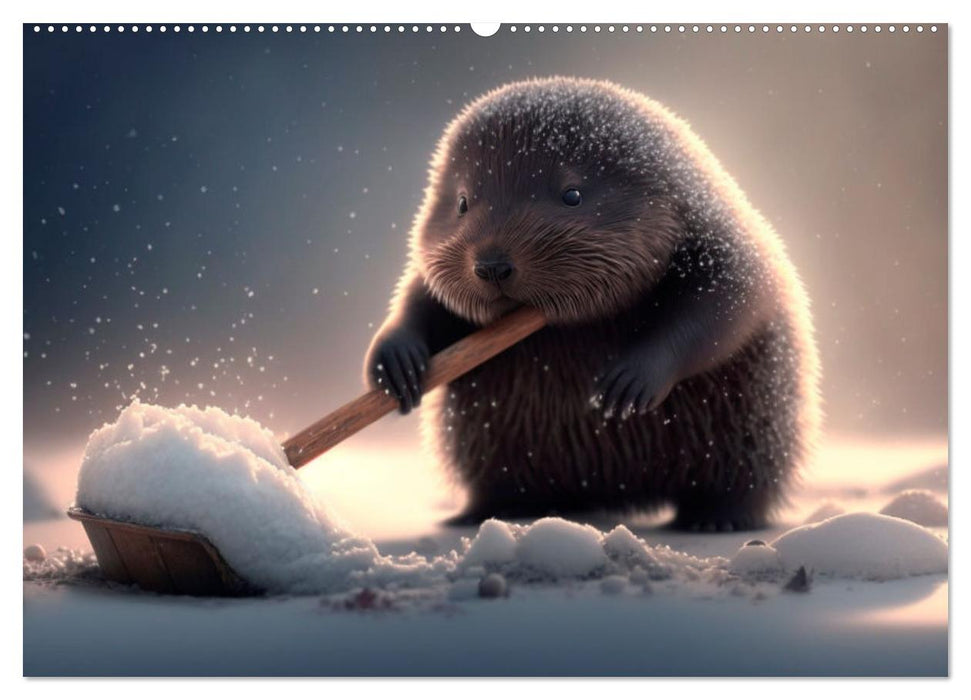 Maulwurf Mania Ein Jahr voller absurder Abenteuer (CALVENDO Wandkalender 2027)