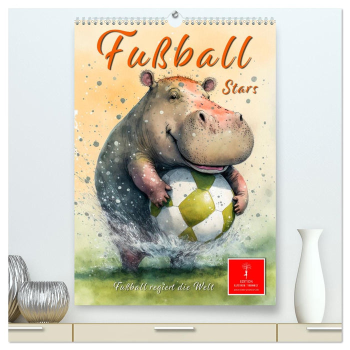 Fußball Stars - Fußball regiert die Welt (CALVENDO Premium Wandkalender 2027)