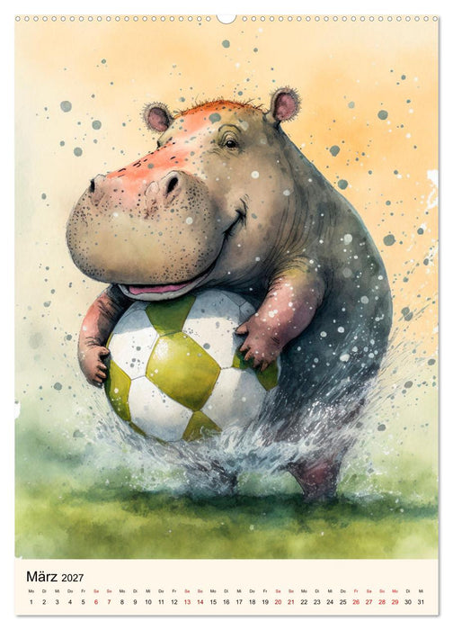 Fußball Stars - Fußball regiert die Welt (CALVENDO Premium Wandkalender 2027)