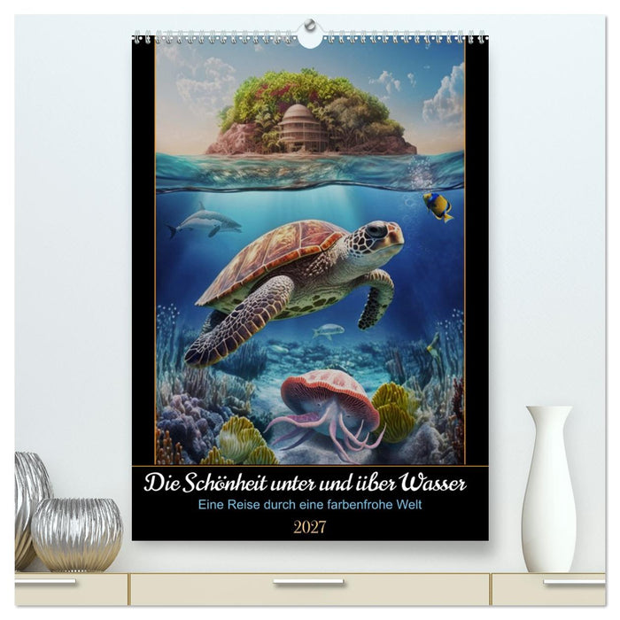 Die Schönheit unter und über Wasser (CALVENDO Premium Wandkalender 2027)