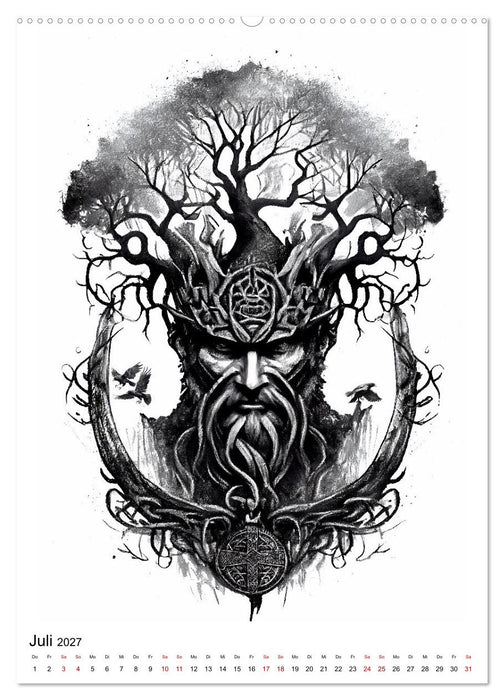 Welt und Mythologie der Wikinger (CALVENDO Premium Wandkalender 2027)