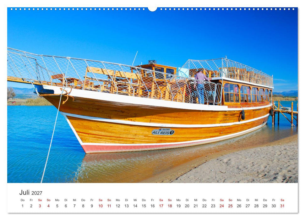 Flussfahrt in Manavgat (CALVENDO Premium Wandkalender 2027)