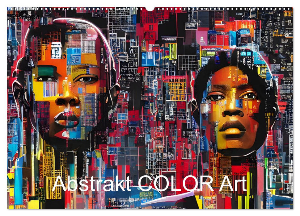 Abstrakt color Art (CALVENDO Wandkalender 2027)