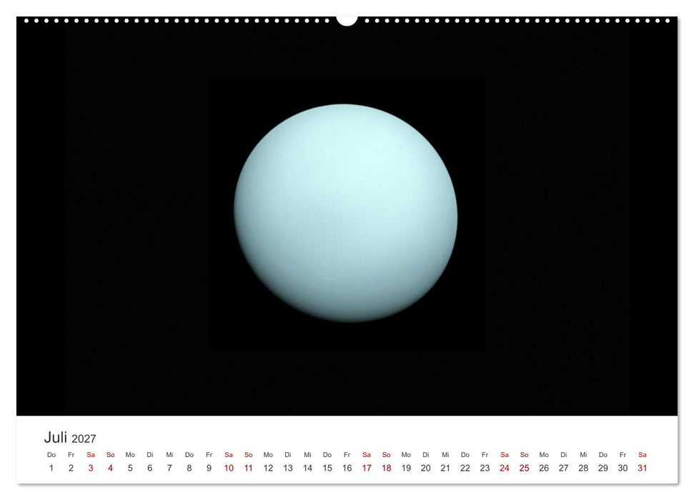Planeten - Eine spektakuläre Reise ins All. (CALVENDO Premium Wandkalender 2027)