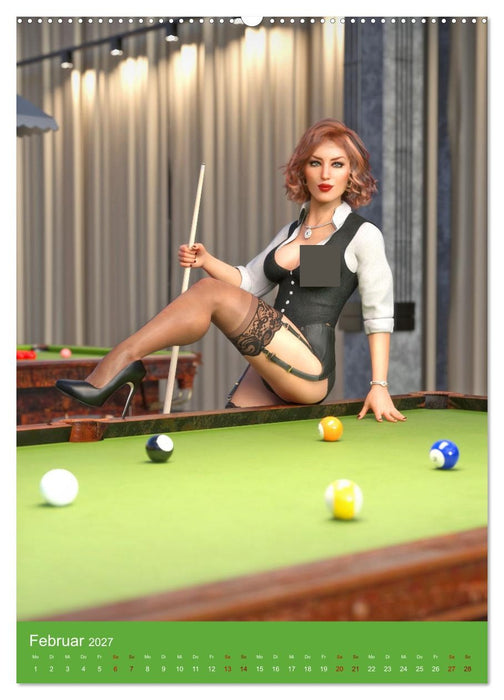 Pin Up Sport (CALVENDO Premium Wandkalender 2027)