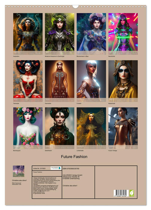 Future Fashion (CALVENDO Wandkalender 2027)