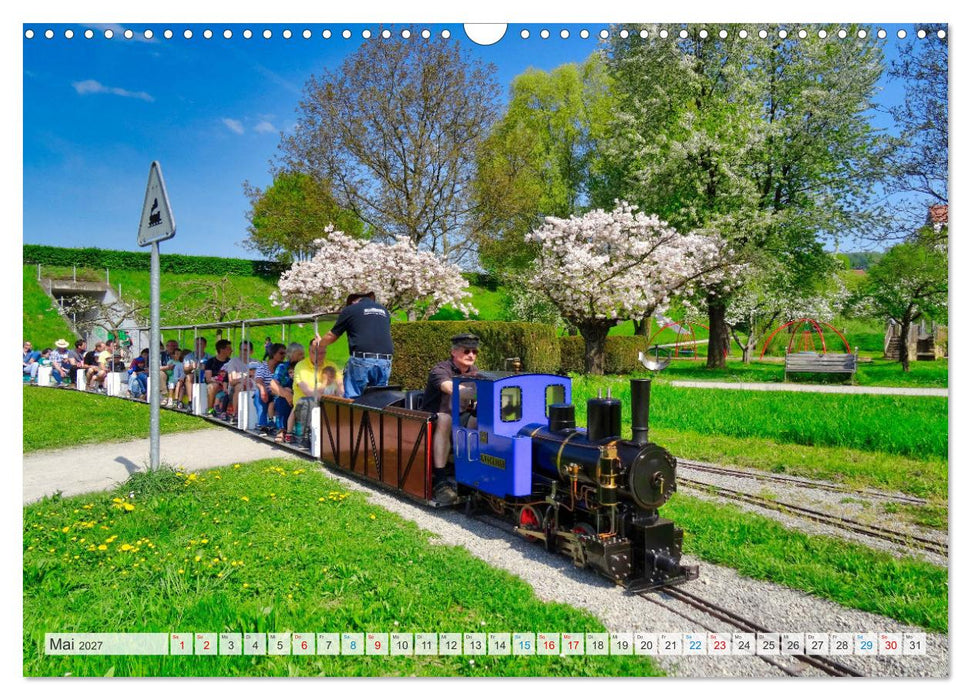 Auf Schienen übers Land (CALVENDO Wandkalender 2027)