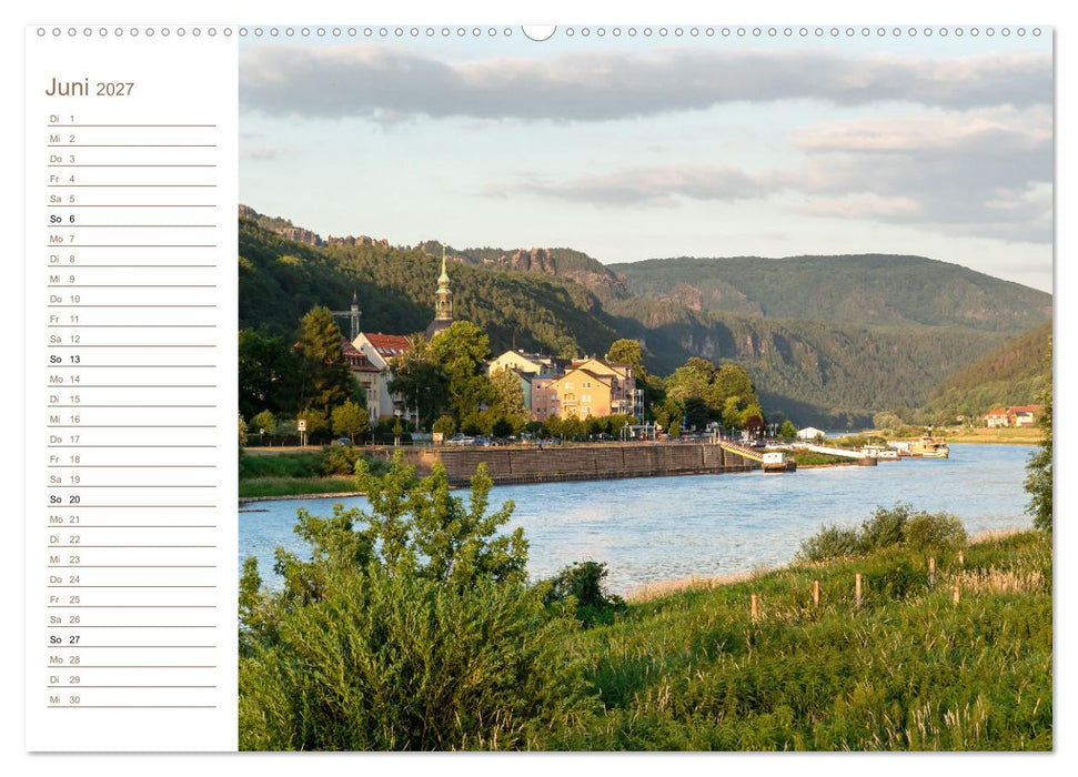Schrammsteine Perspektiven - Elbsandstein (CALVENDO Wandkalender 2027)