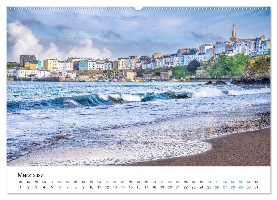 Wales - Eine Hommage an berührende Landschaften (CALVENDO Premium Wandkalender 2027)