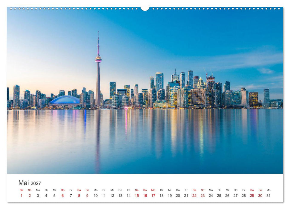 Kanada - Eine Reise durch ein spektakuläres Land. (CALVENDO Wandkalender 2027)