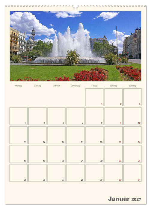 Valencia - Barcelona Terminplaner (CALVENDO Premium Wandkalender 2027)