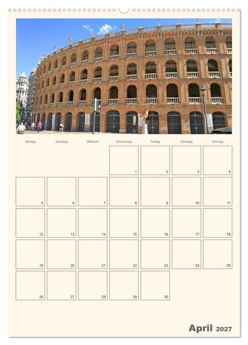 Valencia - Barcelona Terminplaner (CALVENDO Premium Wandkalender 2027)