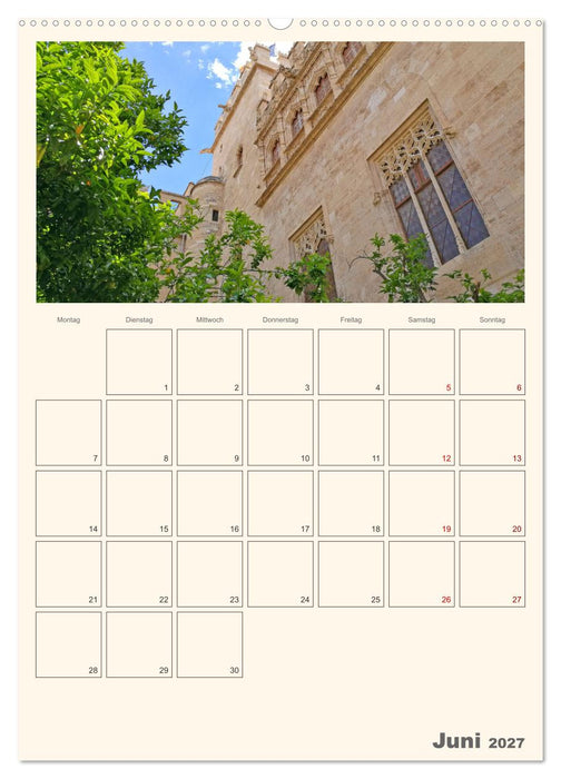 Valencia - Barcelona Terminplaner (CALVENDO Premium Wandkalender 2027)