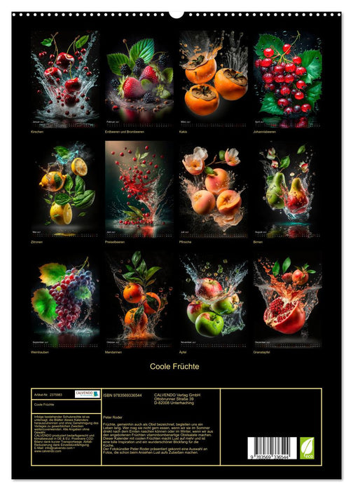Coole Früchte (CALVENDO Premium Wandkalender 2027)