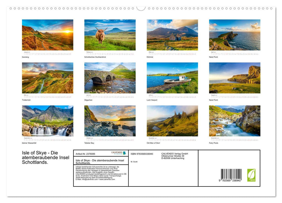 Isle of Skye - Die atemberaubende Insel Schottlands. (CALVENDO Premium Wandkalender 2027)